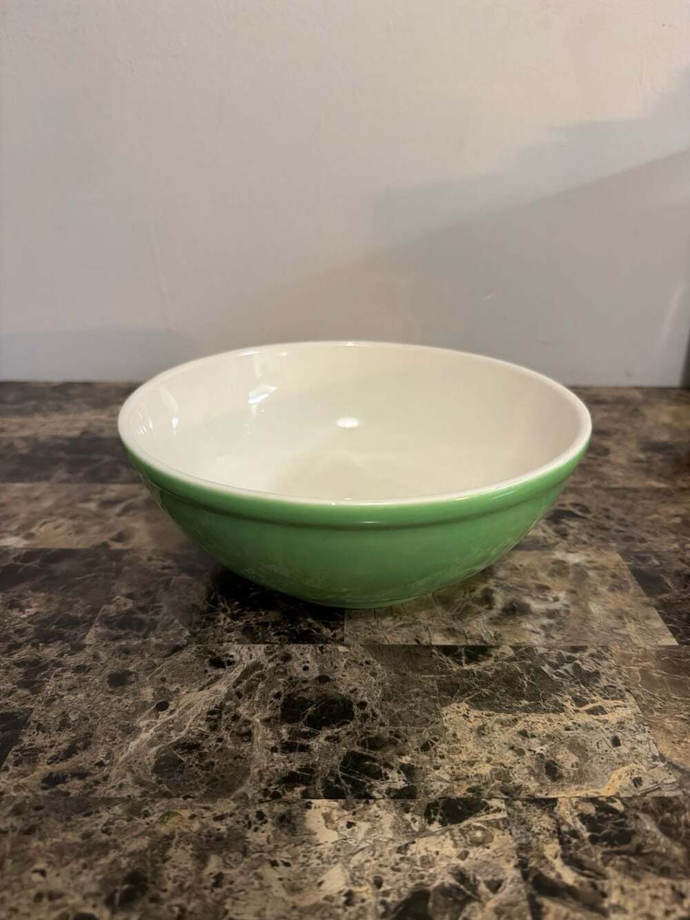 Molly Stone Designs Green Vitrified Ceramic Bowl